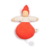 Nanchen Natur, Träumerle Puppe mit Spieluhr, rot, ca. 23cm