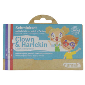 Namaki, Kinder Schminkset, Clown &amp; Harlekin