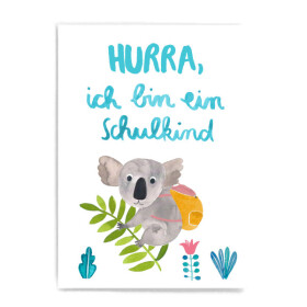 Frau Ottilie, Postkarte, *Schulkind* Koala