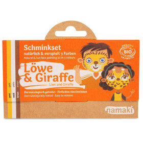 Namaki, Kinder Schminkset, Löwe & Giraffe