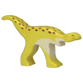 Holztiger, Dinosaurier Staurikosaurus, gelb