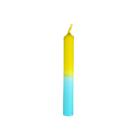 Sturmblau, Geburtstags-Kerzen, versch. Farben gr&uuml;n/blau