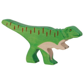 Holztiger, Dinosaurier Allosaurus, grün