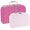 Goki, Koffer mit rosa Muster