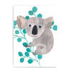 Frau Ottilie, Postkarte, Koala klettert