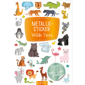 ars, Metallic-Sticker, Wilde Tiere