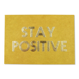 ava&yves, Postkarte "stay positive"